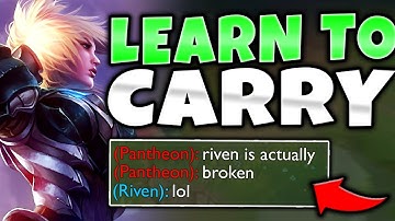 RIVEN TOP HOW TO 100% SHRED HARD MATCHUP PANTHEON! - S12 RIVEN GAMEPLAY! (Season 12 Riven Guide)