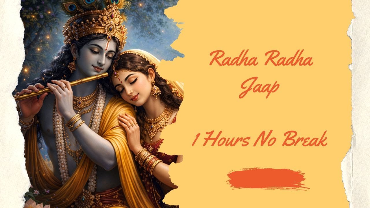 Radha Radha Jap for Peace | राधा राधा नाम जप | Meditation Bhajan