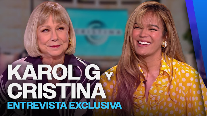 El Show de Cristina presenta a Karol G- Entrevista Completa