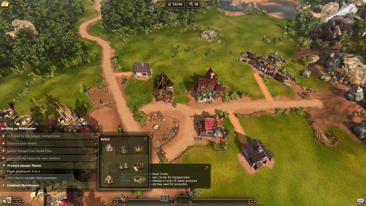 Settlers 7 History Edition Playthrough Mission 1-3 No Commentary (080)