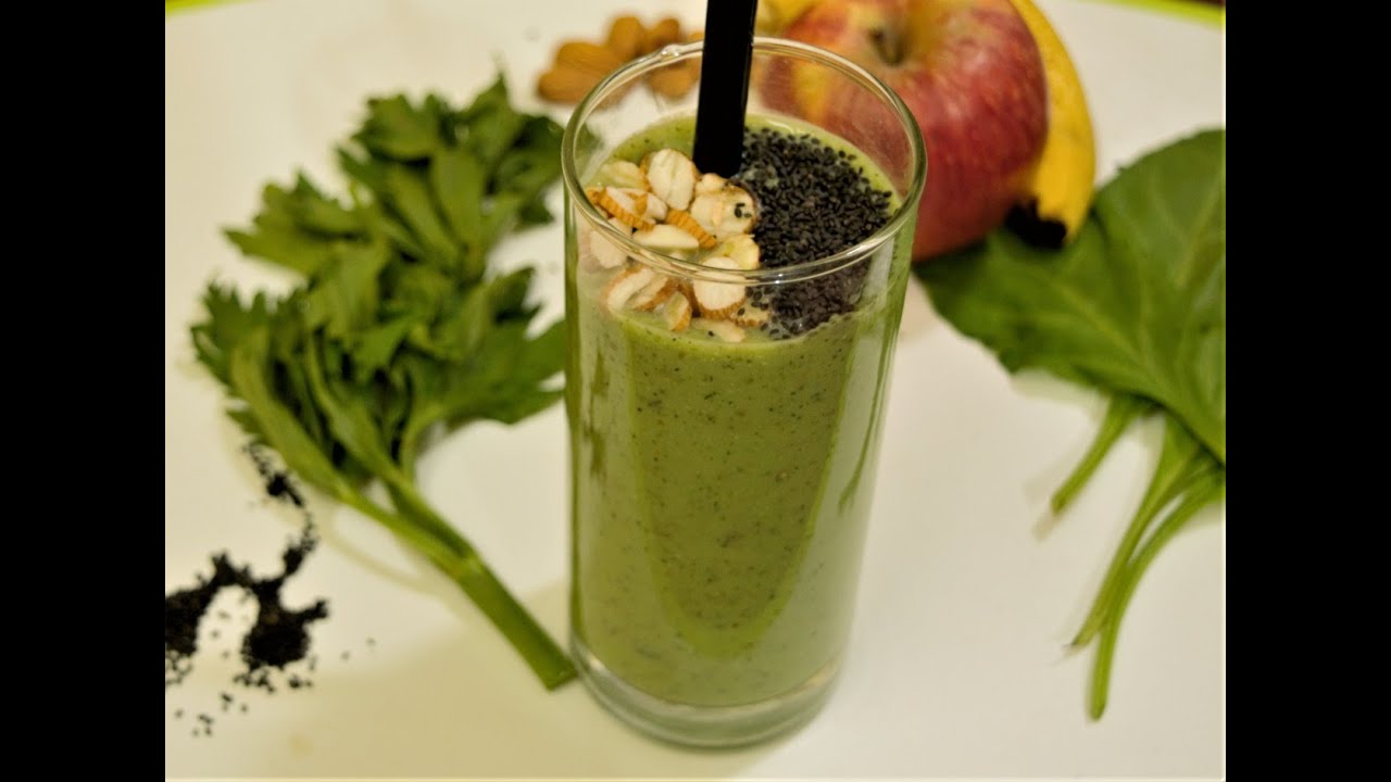 Green Smoothie recipe for weight loss and good health YouTube