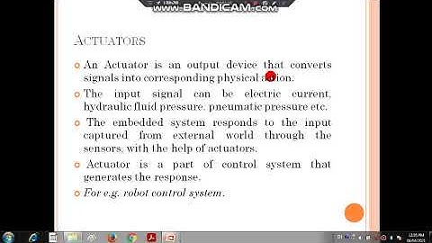 Unit No  2 5  Actuators in Embedded System 1