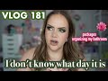 VLOG 181 : well this is embarrassing [bathroom organization, packages, etc]