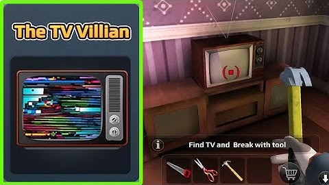 Scary Teacher 3D | The TV Crash Gameplay Walkthrough