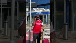 Local Man is not happy 😔. Even Ian Wright is already wearing his 🙆🏽♂️. •#arsenal #champion #epl