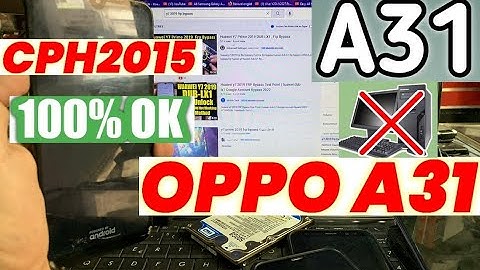 OPPO A31 (CPH2015) Frp Bypass New Method 2022