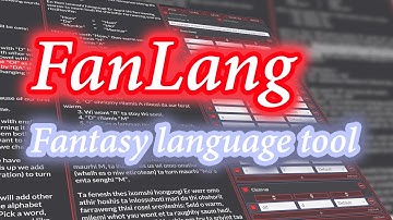 FanLang 1.0 - easily create fantasy languages (free, open source)