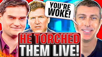 Ben Shapiro DESTROYED For SMEAR ARTICLES About Candace Owens And Tucker Carlson