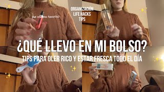 ✨QUÉ LLEVO EN MI BOLSO✨| productos & tips para estar arreglada y prolija todo el día