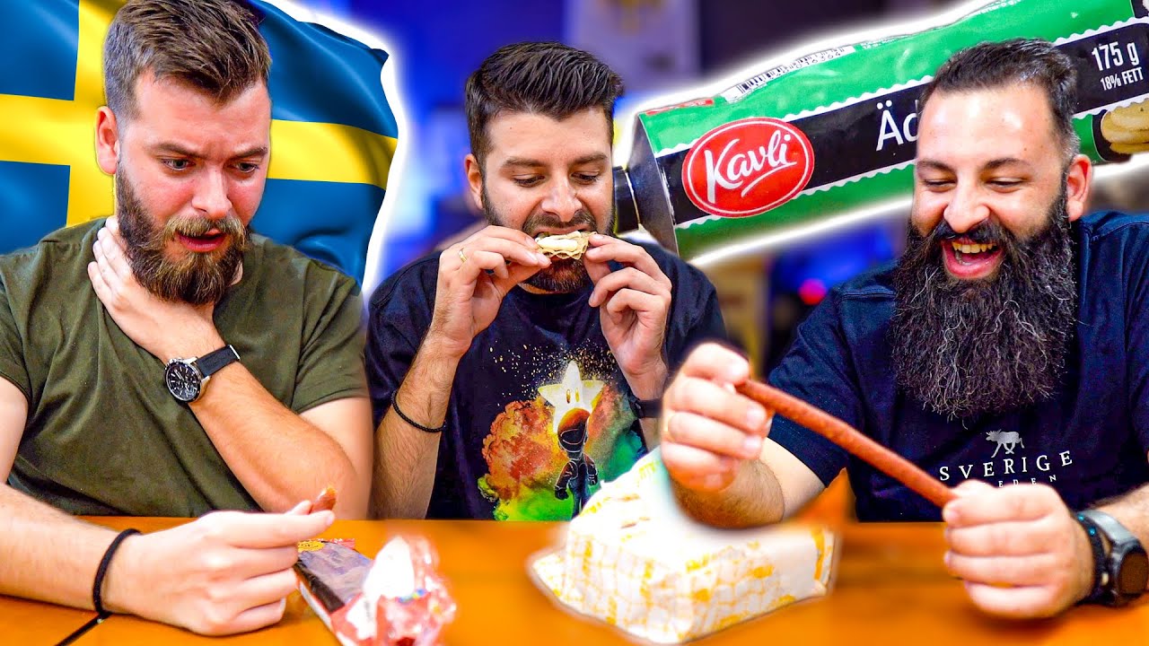 ΔΟΚΙΜΑΖΟΥΜΕ ΣΟΥΗΔΙΚΑ ΣΝΑΚΣ! 🤮