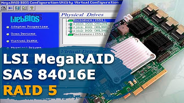 Schnelle Datenwiederherstellung: RAID-Array LSI MegaRAID SAS 84016E-Controller