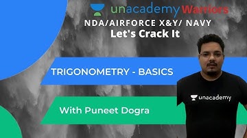 Trigonometry - Basic || Maths NDA 2020 || Unacademy Warriors