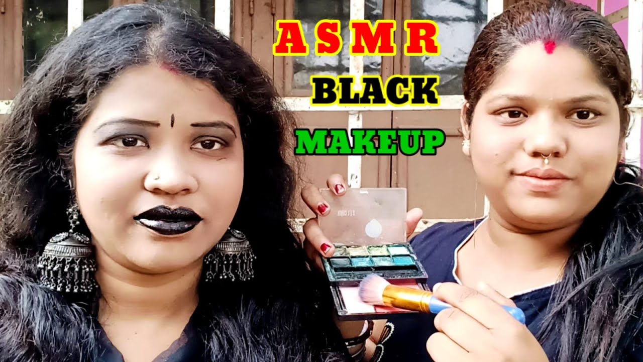ASMR~ Doing My Big Sister Black Swan Makeup (Halloween Special) 