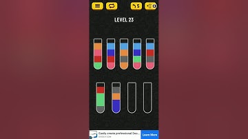 Water sort Puzzle | Gameplay Walkthrough 2021 | Level 23