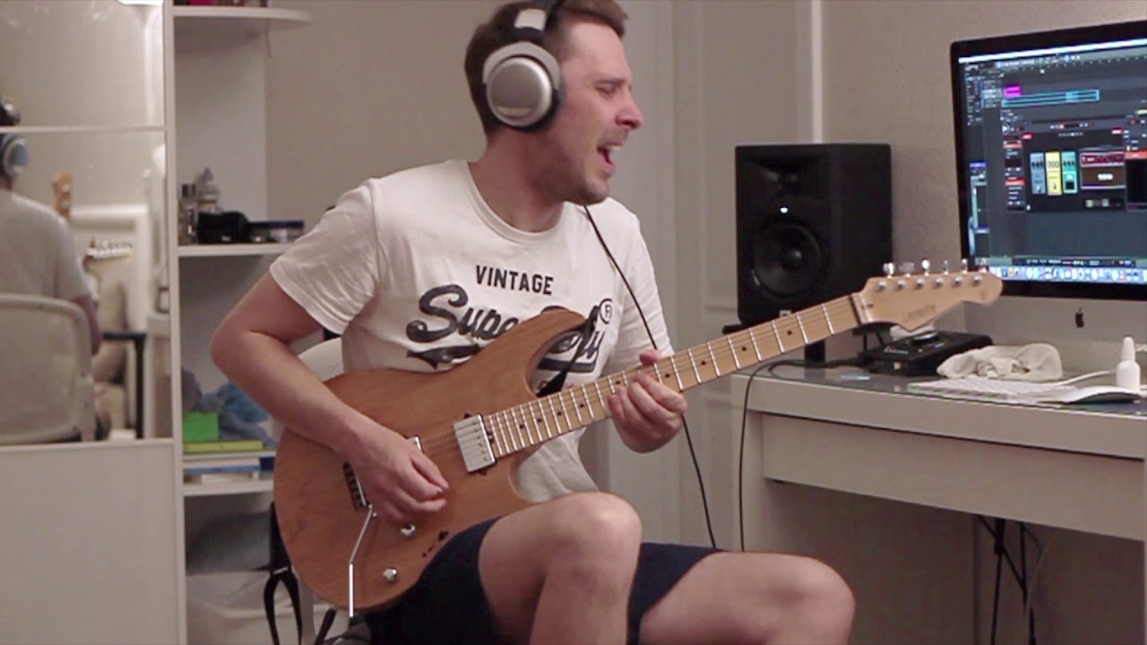 Alex Glushkov - Blues rock shuffle soloing(Joe Bonamassa style)