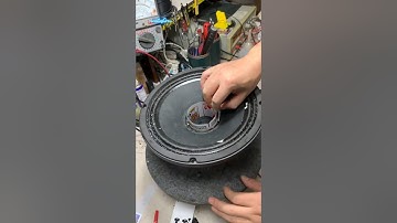 Diy speaker coil replacement - Quick and easy #diy #repair