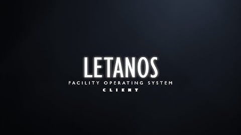 OS Mockups Neo - Letanos Facility OS