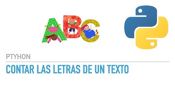 Python: Dado un texto, contar sus letras