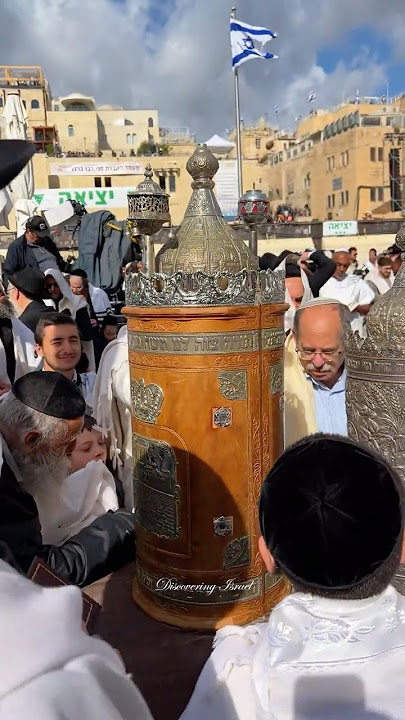 Passover Jewish prayer at the Western Wall in Jerusalem, Israel 2025