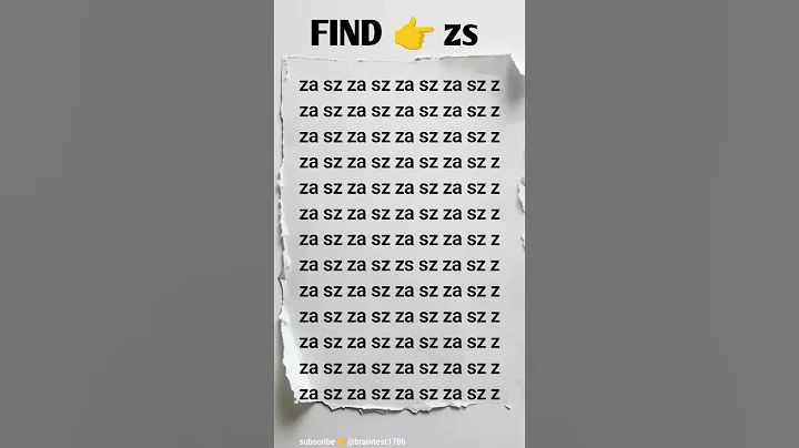 Find The ODD 👉 zs   | Number and Letters Addition | #short #youtubeshorts #subscribe #education