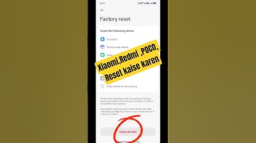 How To Factory Reset Setting 😱 Xiaomi, Redmi, POCO, Reset Setting #shorts #youtubeshorts