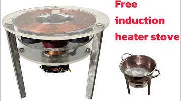Free induction cooker. How to make Free heating stove for winter 2025