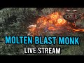 Molten Blast Monk | Learning End Game Stream - Invoker Style | KallTorak Path of Exile 2