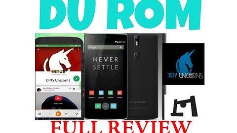 Dirty Unicorns AKA DU ROM Marshmallow Android 6.0.1 Full Review | Oneplus One