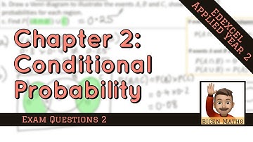 Conditional Probability 6 • Exam Questions pt. 2 • Stats2 Ex2 ExamQ • 🚀