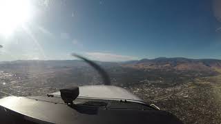 KRTS to KRNO with Fly Over Cold Springs, NV 9-23-2019