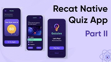 React Native Quiz App: Part 2|| Beginner Resume Project || Javascript React React Native