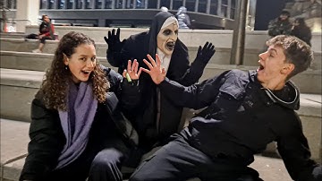 loudest scare screams 🤣 | the nun prank | part 4