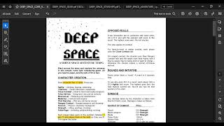 A look at "Deep Space" RPG