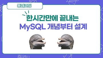 DB는 이걸로 하셈. 1시간만에 끝내는 데이터베이스 개념부터 설계, SQL까지!