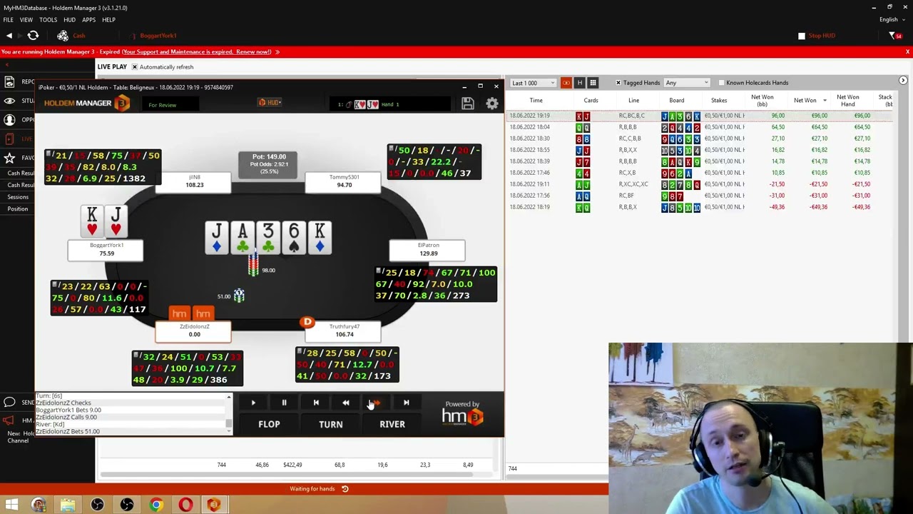 Как быстро понять, когда нужно выкидывать сильную руку против странной и редкой линии оппонента?