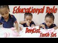 Educational Role Dentist Teeth Set