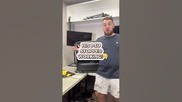 His PSU stopped Working! 😤