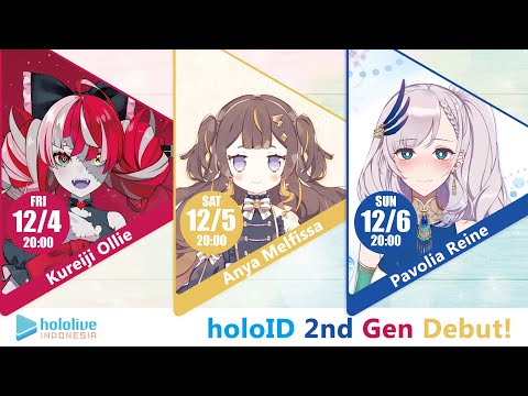 【#holoIDebut】hololive Indonesia kedatangan generasi 2!!!!!