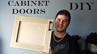 DIY Cabinet Doors, super simple pocket hole // Measure and build