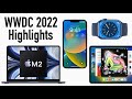 Apple stellt iOS 16, M2 Chip, MacBook Air, watchOS 9 & macOS Ventura vor | WWDC 2022 Highlights