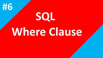 Where Clause in sql  | Part 6 | SQL tutorial for beginners | Tech Talk Tricks
