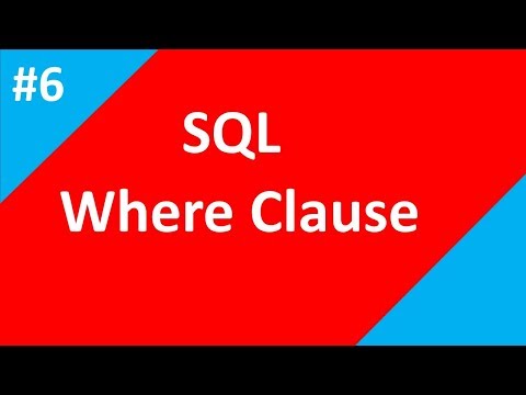 Where Clause in sql  | Part 6 | SQL tutorial for beginners | Tech Talk Tricks