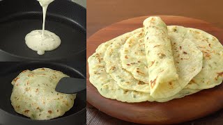 3 Minute Liquid Dough, Garlic Flatbread :: No-yeast, No-kneading, Quick and Easy :: Garlic Naan screenshot 3