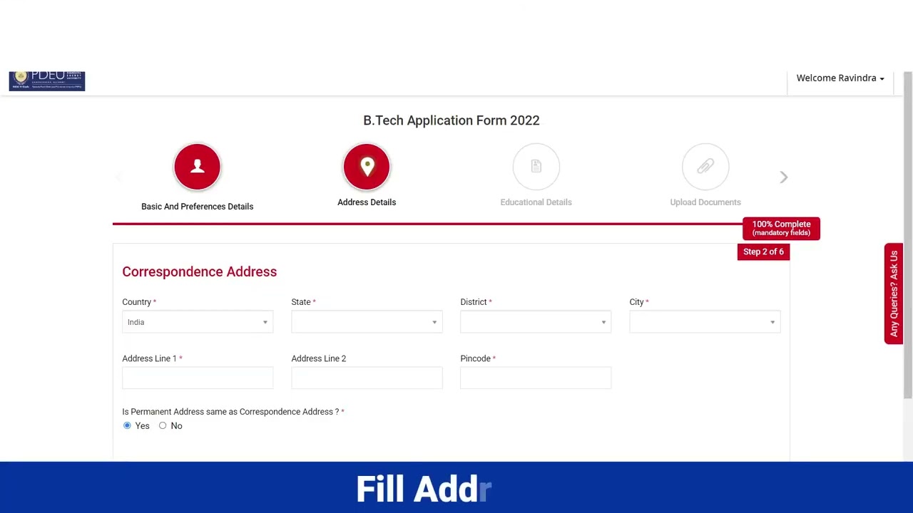 How to Apply for B Tech | PDEU