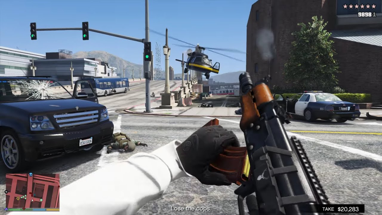 GTA 5 - Nightclub Heist + Ten Star Escape