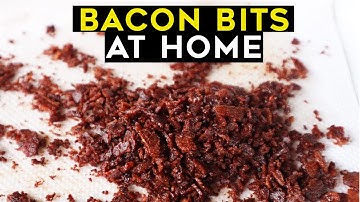 Bacon Bits AT HOME?! - How to Cook Bacon Bits