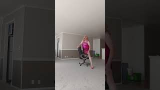 Modeling my pink cocktail dress! Michelle Willmington, Crossdresser.