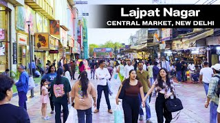 Walking in India - Lajpat Nagar Central Market Delhi | Lajpat Nagar Market 🇮🇳