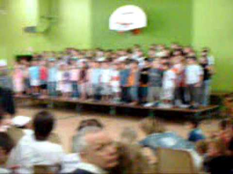 Hymne A La Joie Chorale Ecole Primaire Chateaurenaud 06 07 Youtube