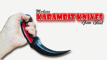 Make a Karambit of CSGO from Wood | Wood DIY Projects